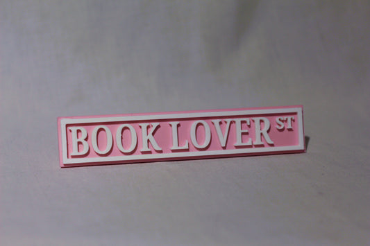 Dekoration till bokhylla (Book lover)